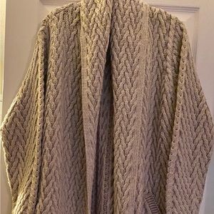 Irish Merino Wool Sweater Celtic Braided.